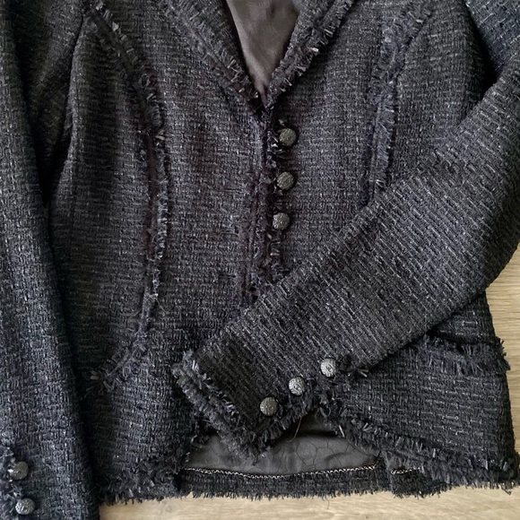 CHANEL Black Tweed Jacket SOLD - Picture 3 of 12
